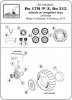 Armory Models AW48205 Dornier Do 17M/P/Z, Do 215 wheels w/weighted tires 1/48